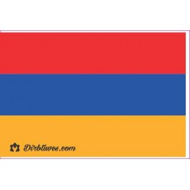 Nacionalinis vėliavos lipdukas - Armėnija